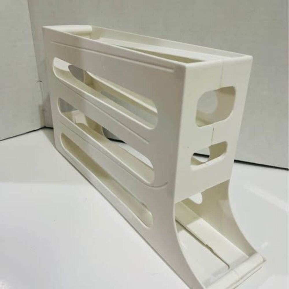 30 Count Egg Dispenser Refrigerator 4 Tier Egg Holder